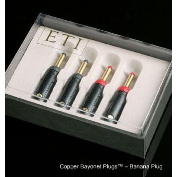 Bayonet Plug 4-Pack Copper
