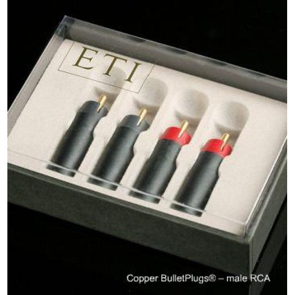 BulletPlug 4-Pack Male RCA Copper
